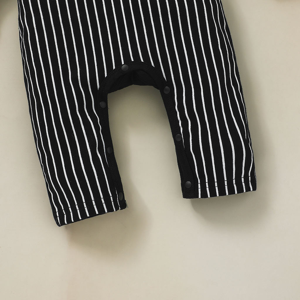 Baby Skeleton Halloween Jumpsuit — Hooded, Sizes 70–120